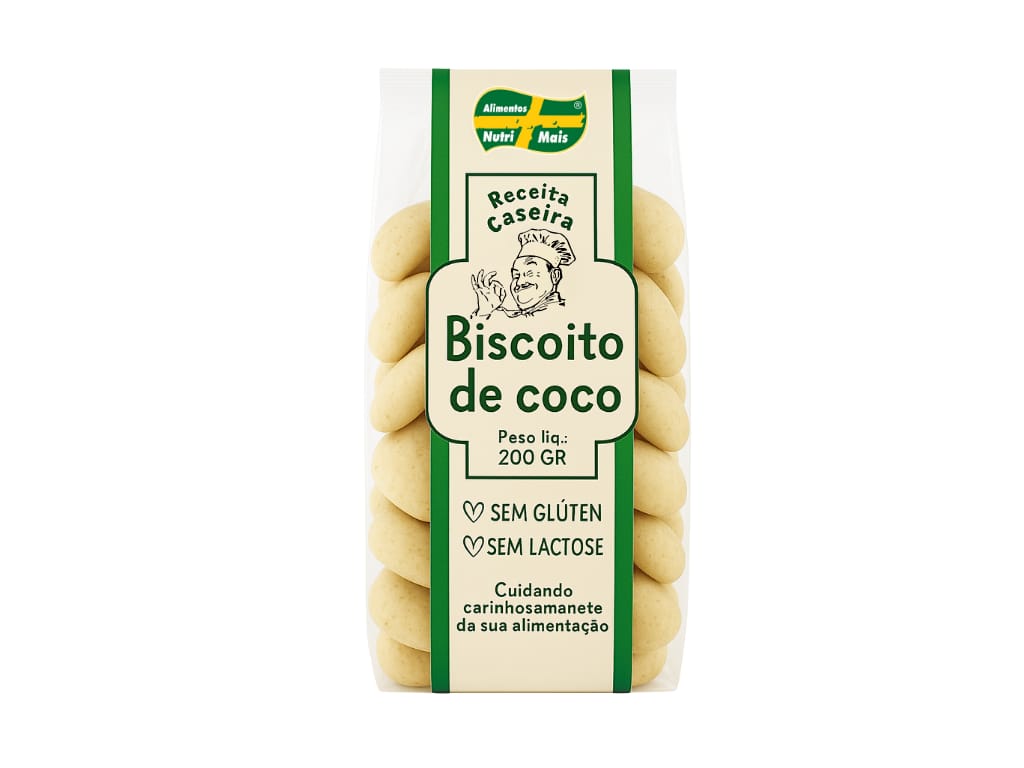 Biscoito Sem Glutém Coco