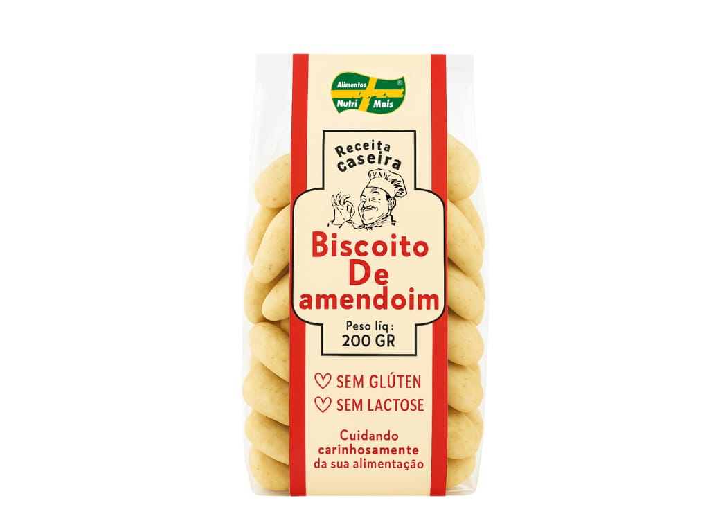 Biscoito Sem Glutém Amendoim